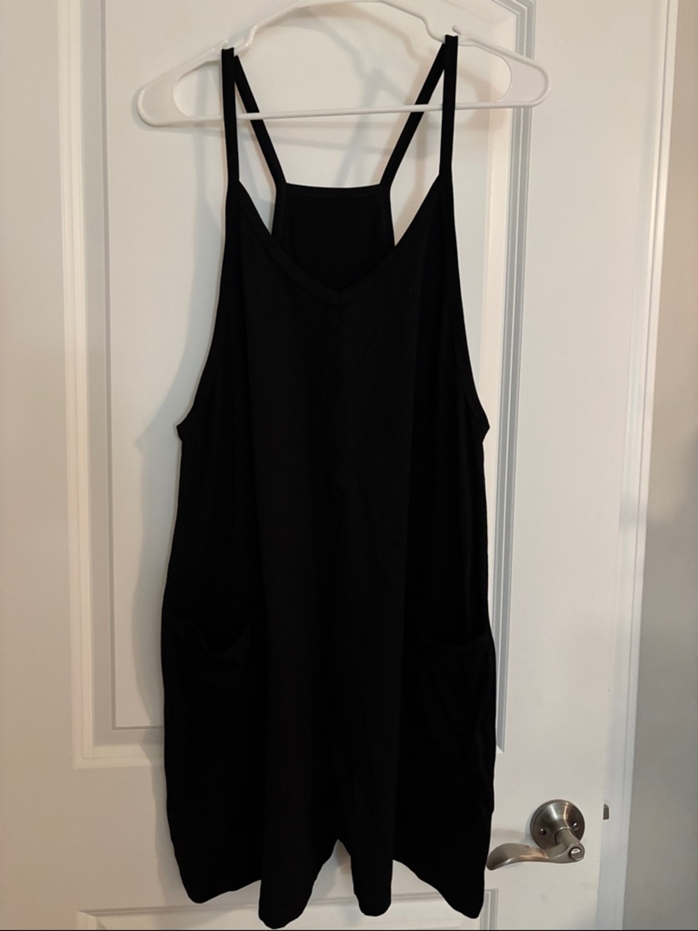 Black Women's Strappy Tank Top romper